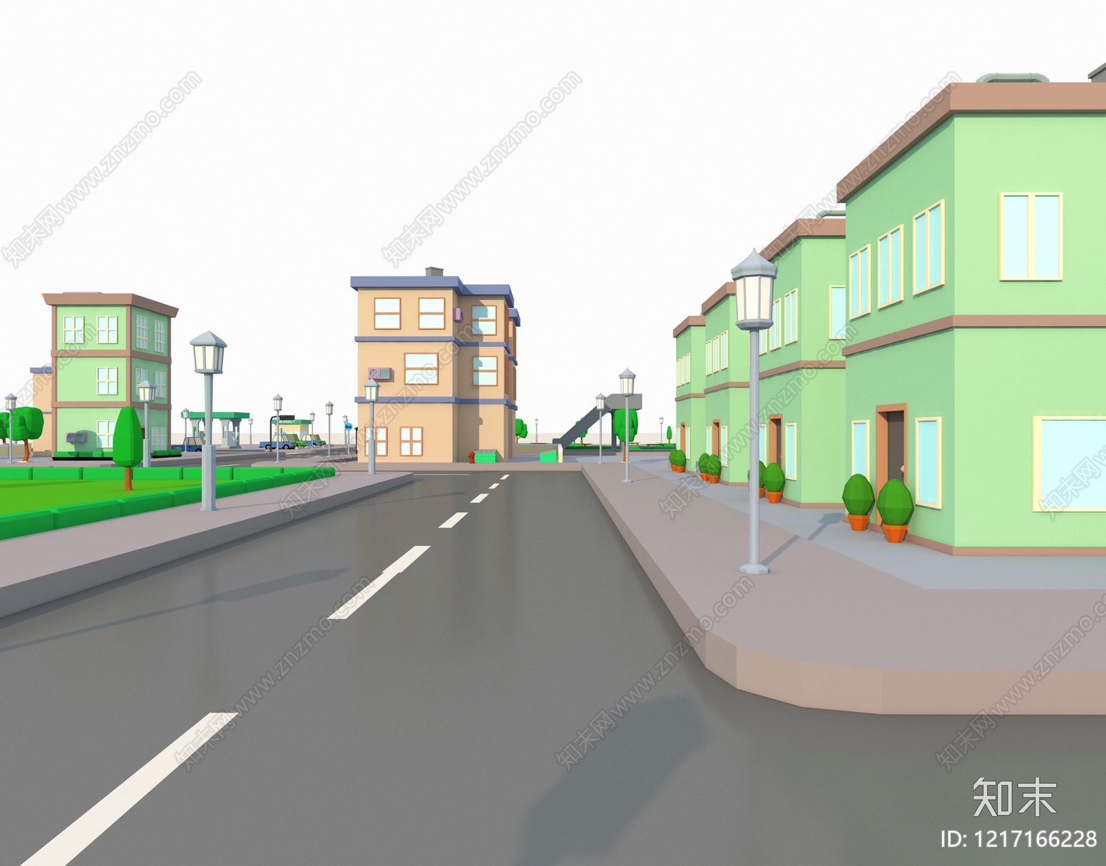 低多边形风格3D模型下载【ID:1217166228】