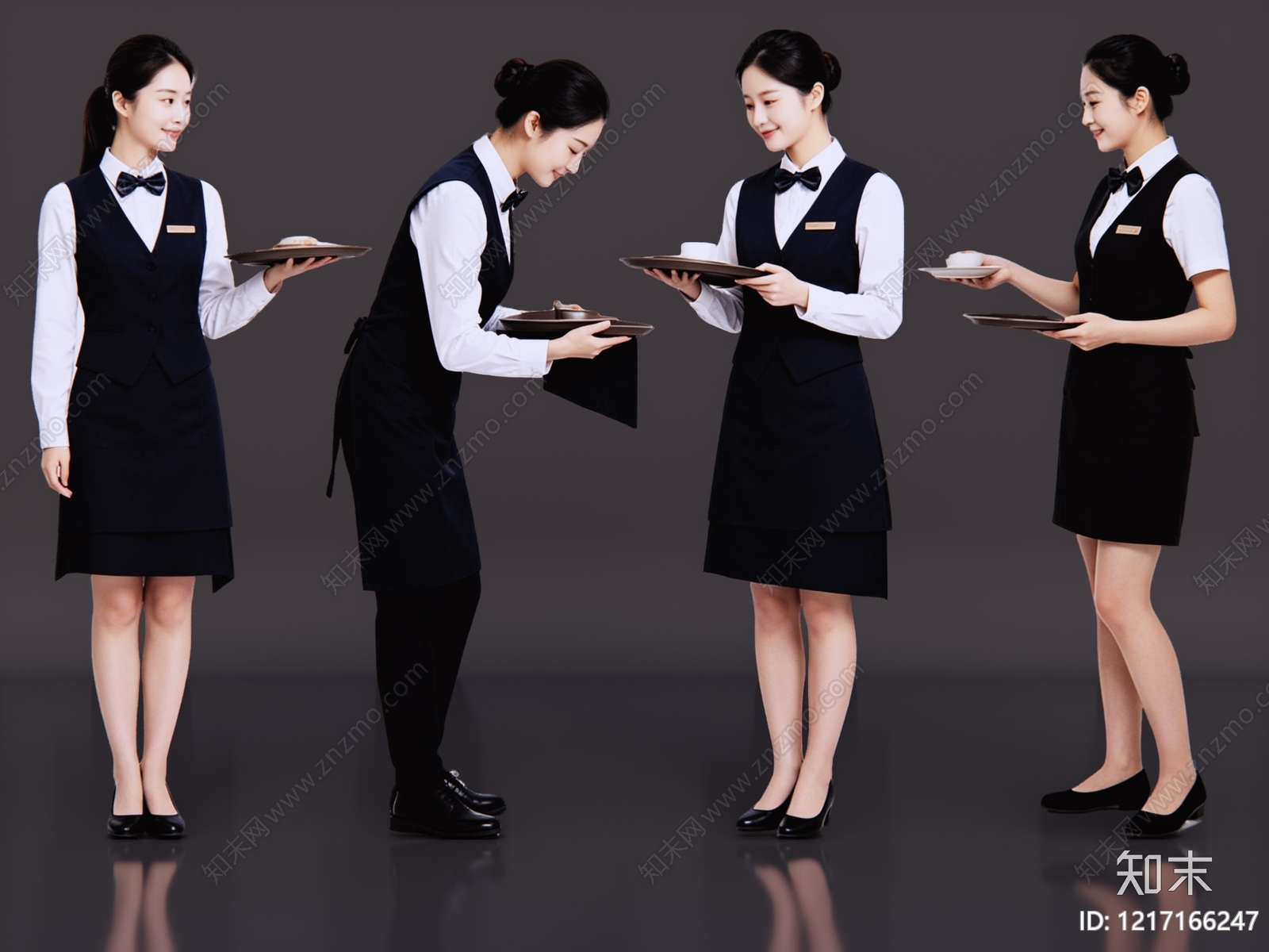 现代简约多人SU模型下载【ID:1217166247】