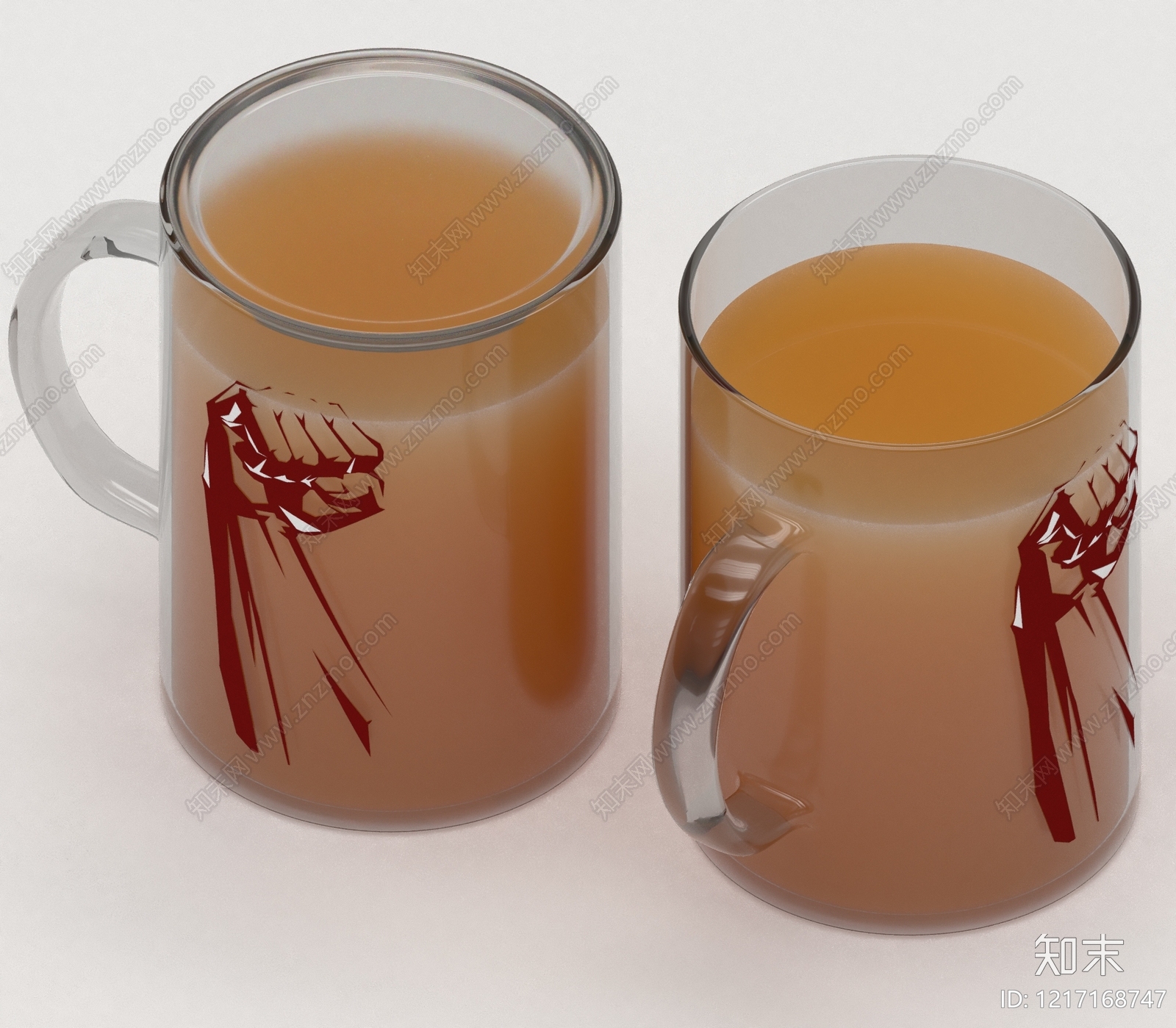 现代简约餐具3D模型下载【ID:1217168747】
