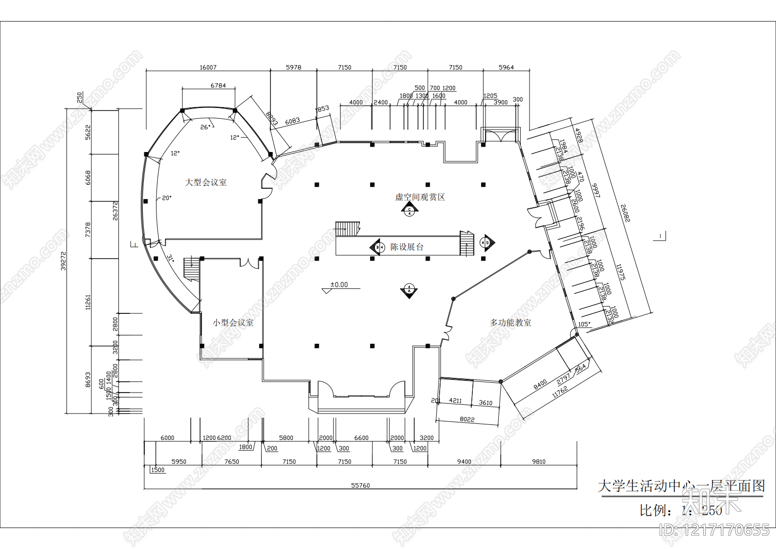 学校建筑cad施工图下载【ID:1217170655】