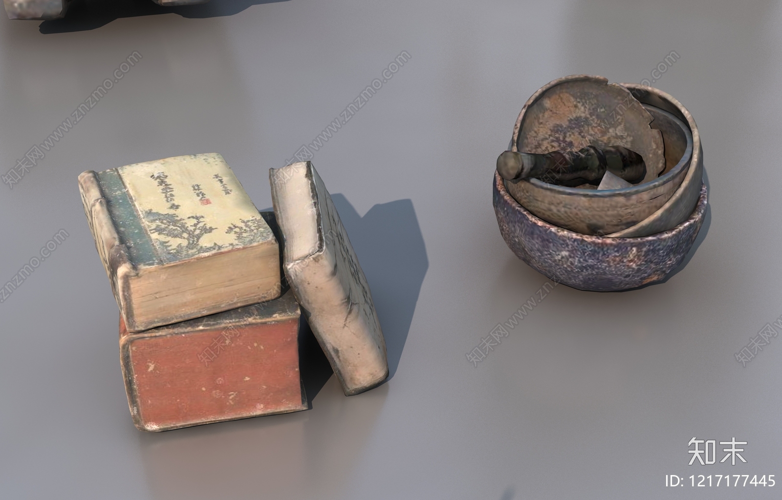 新中式乐器3D模型下载【ID:1217177445】
