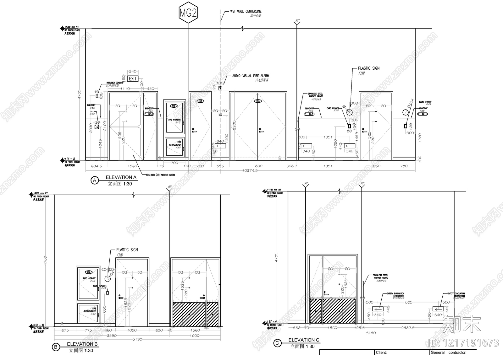 其他商业空间cad施工图下载【ID:1217191673】