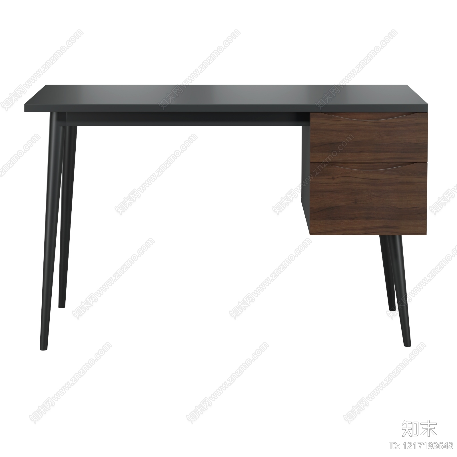 现代简约书桌3D模型下载【ID:1217193643】