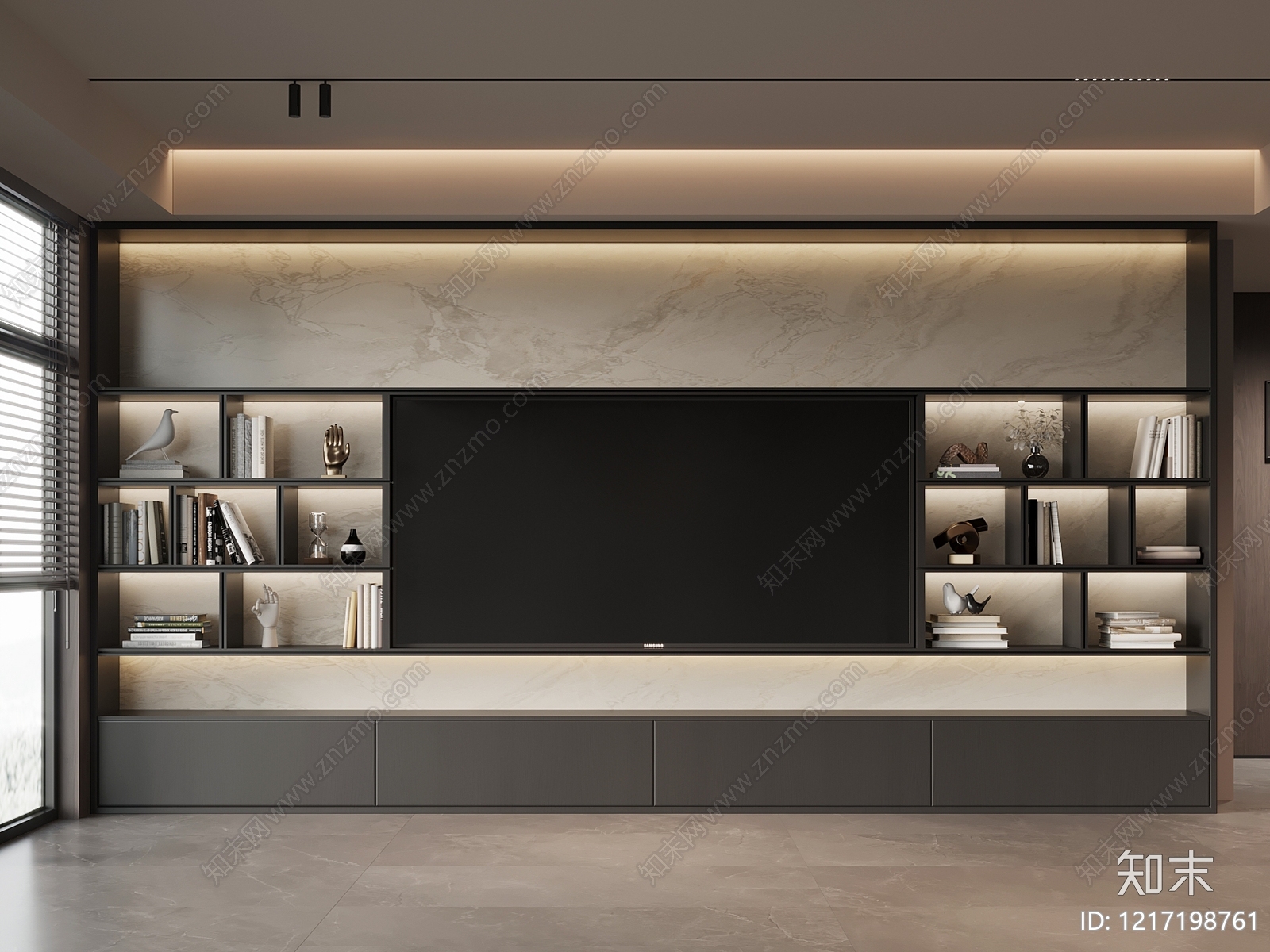 意式极简储物柜3D模型下载【ID:1217198761】