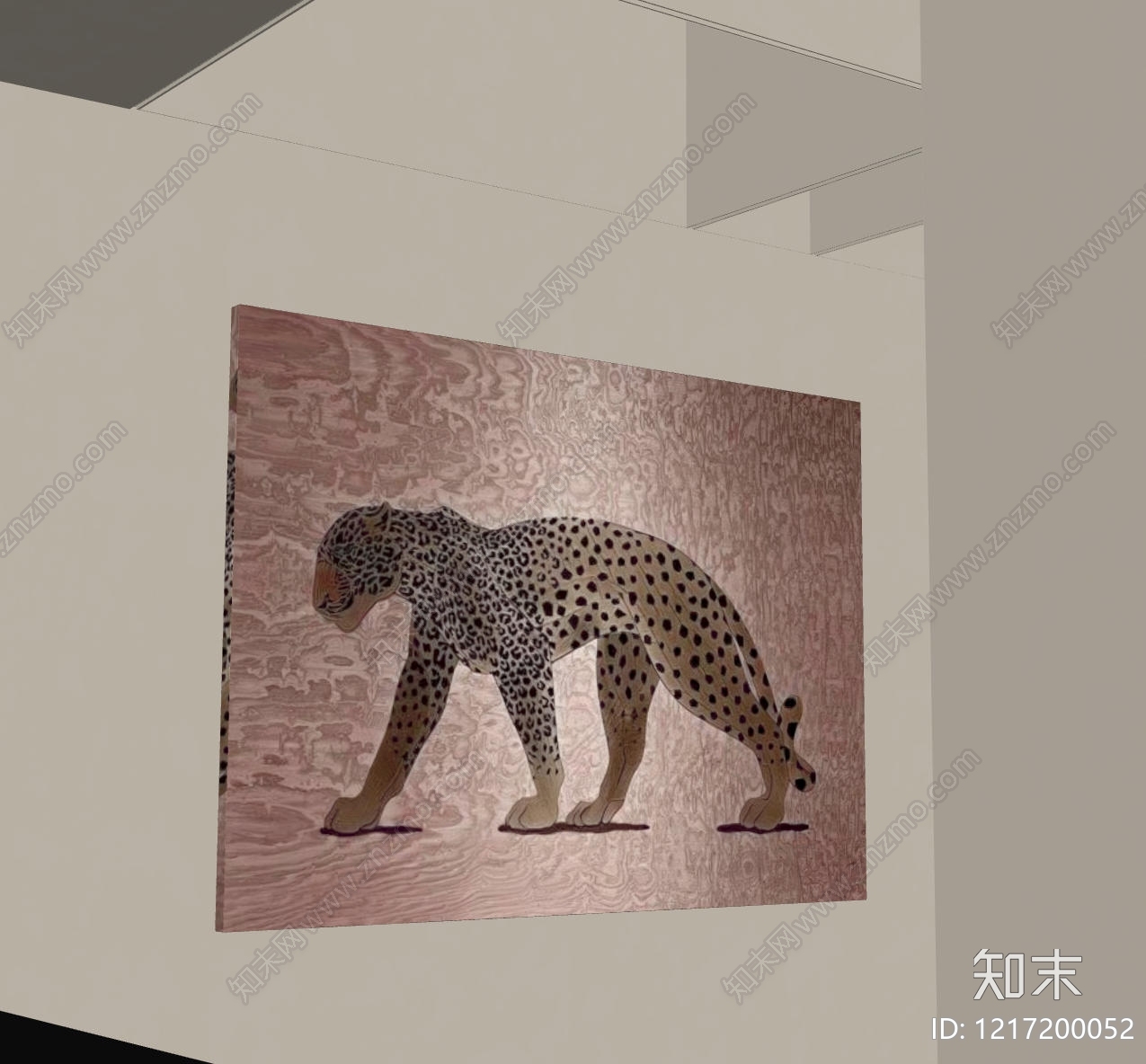现代挂画SU模型下载【ID:1217200052】