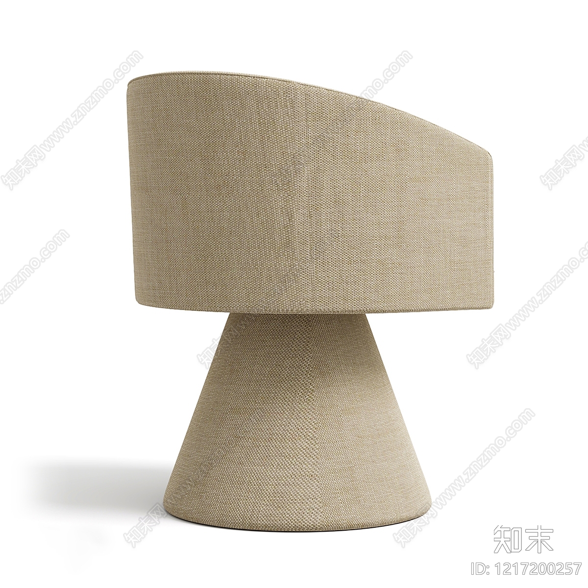 现代简约休闲椅3D模型下载【ID:1217200257】