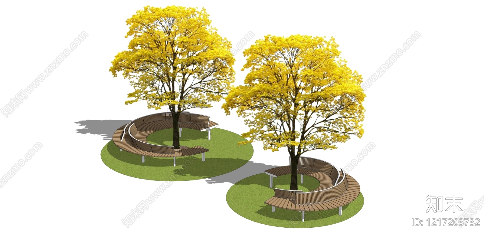 现代简约景观座椅SU模型下载【ID:1217203732】