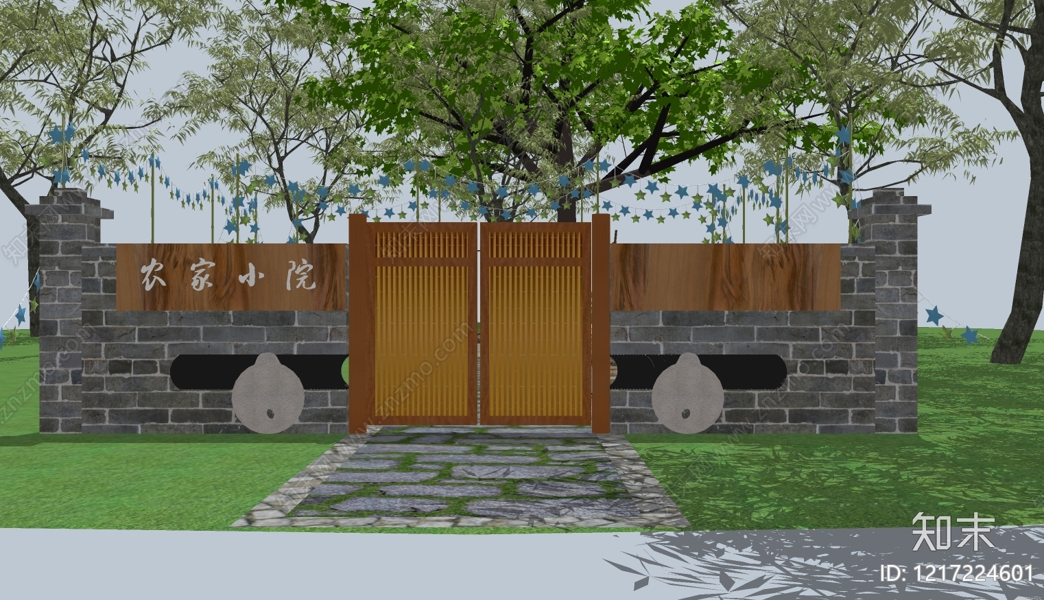 乡村改造cad施工图下载【ID:1217224601】