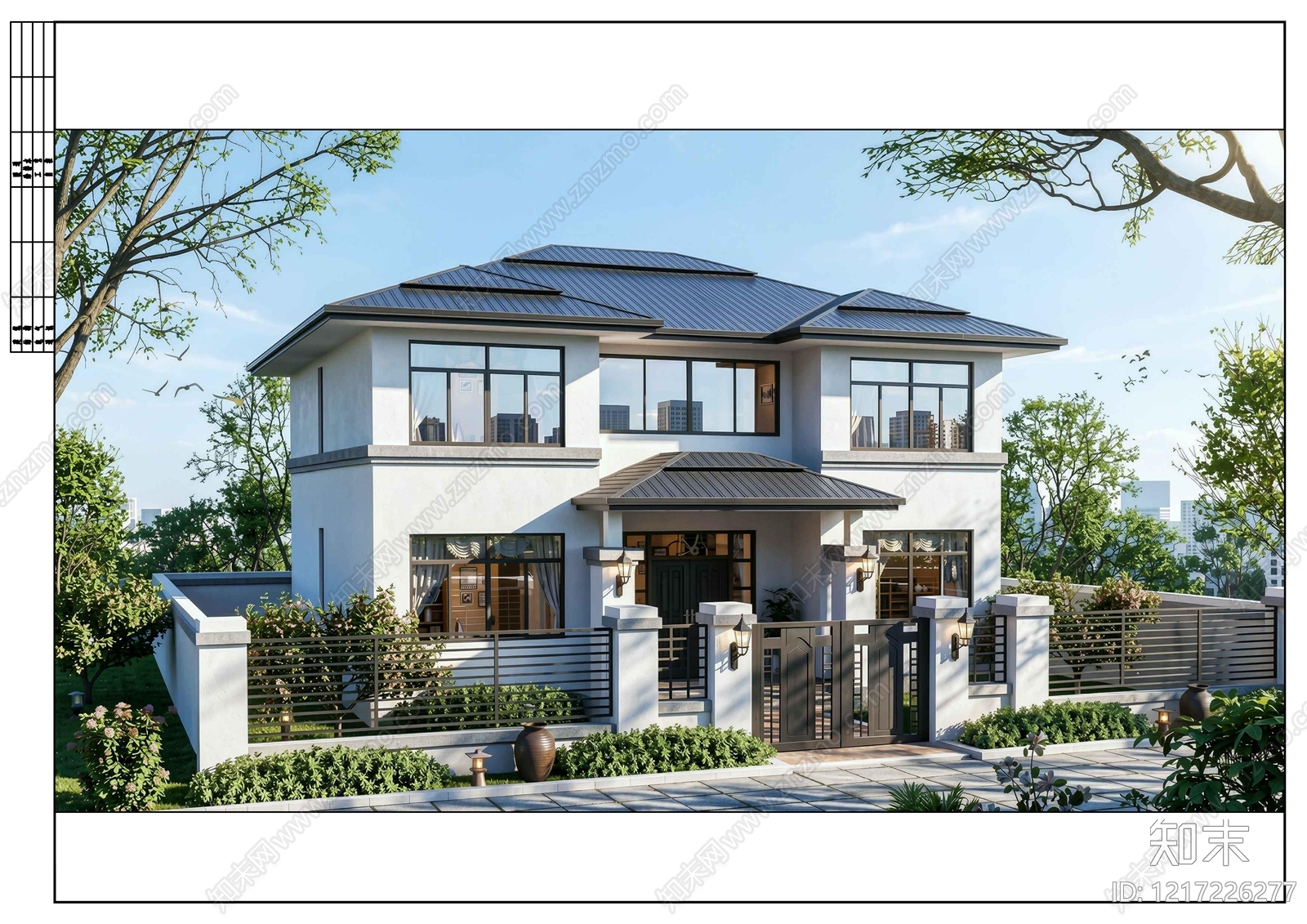 别墅建筑cad施工图下载【ID:1217226277】