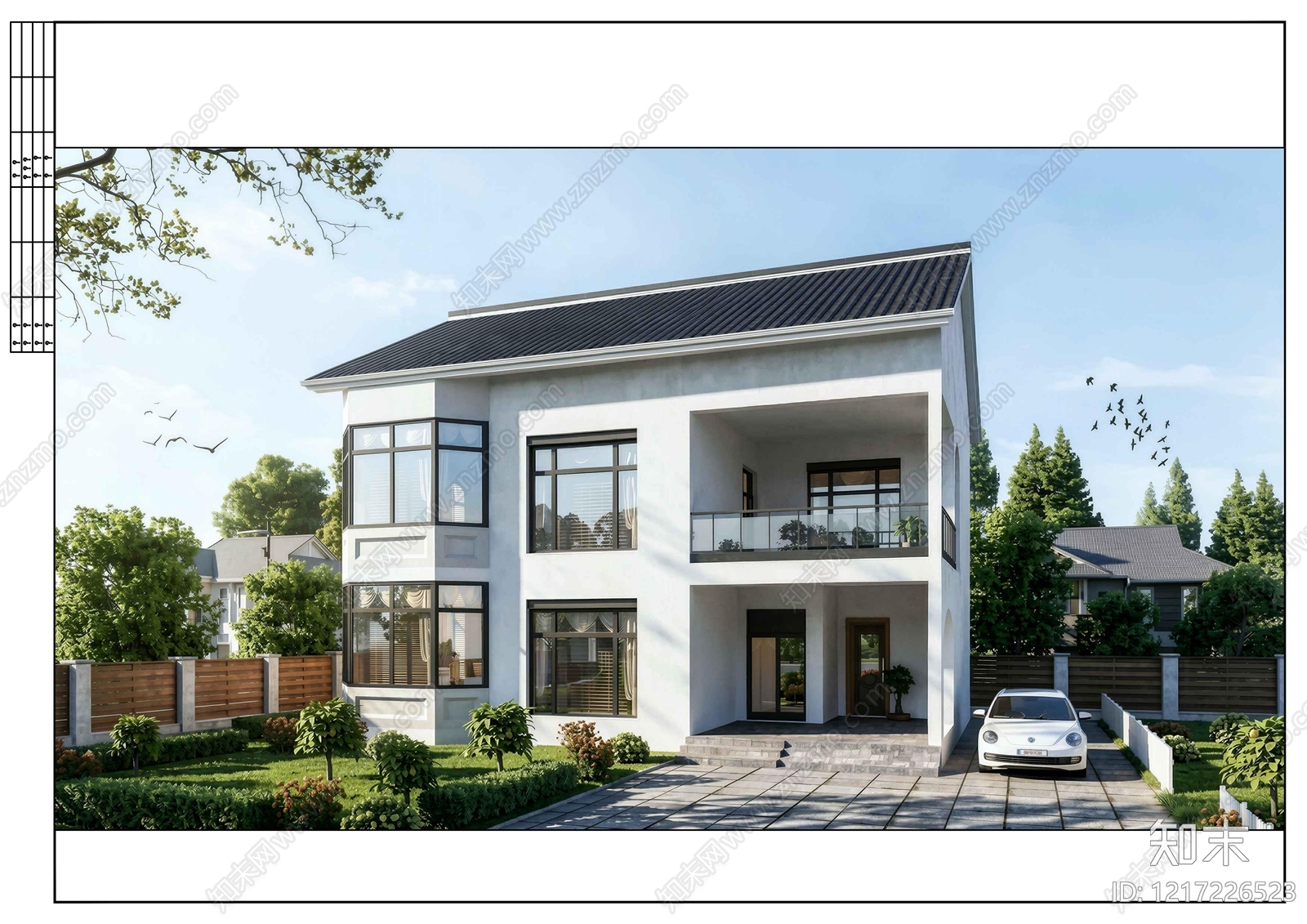 新中式居住建筑CAD图纸