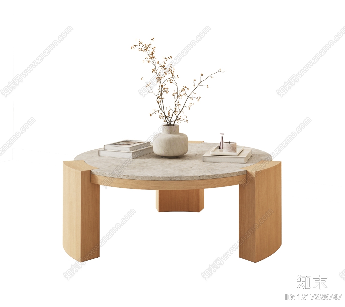 原木风茶几3D模型下载【ID:1217228747】