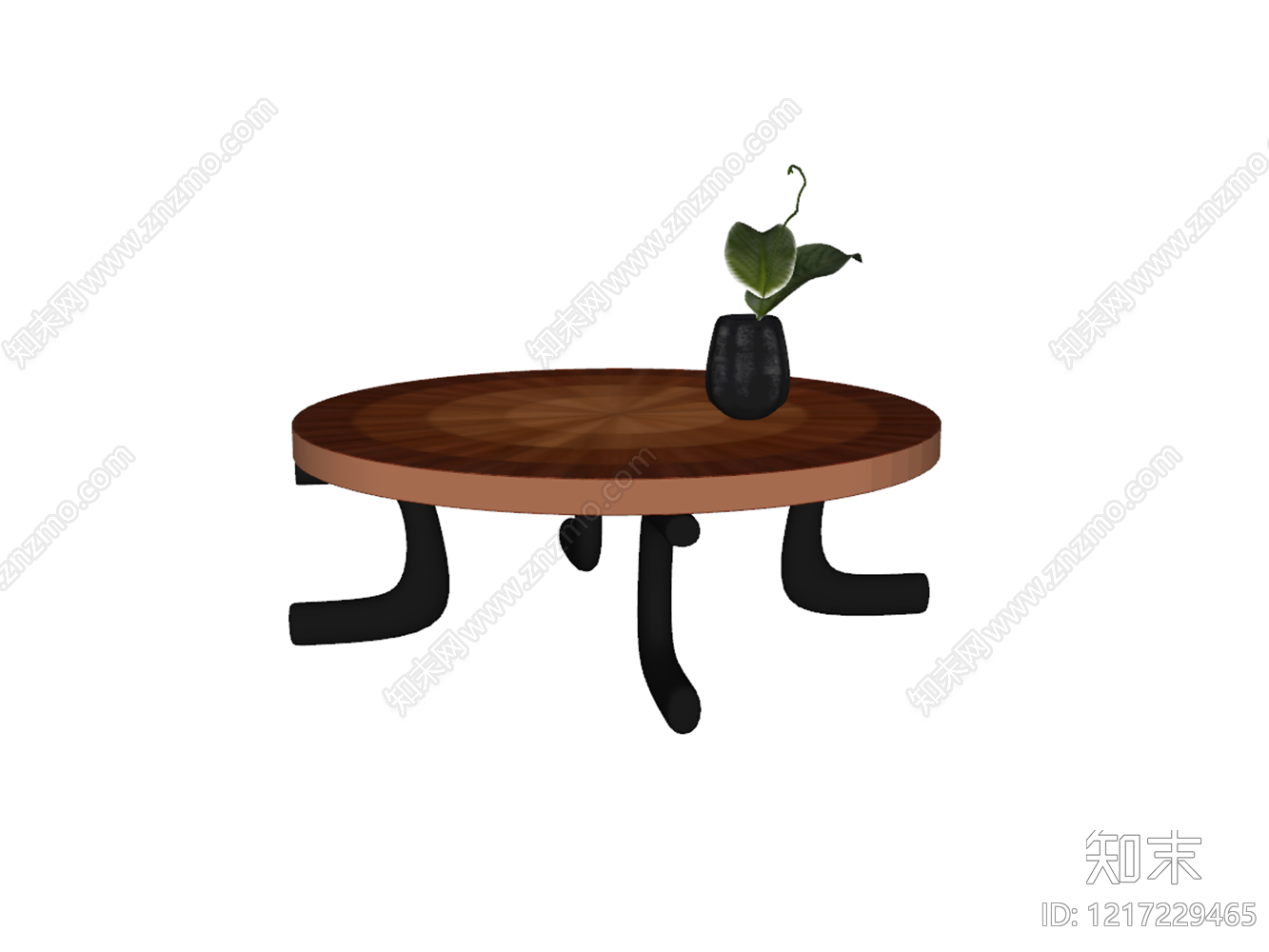 现代简约茶几SU模型下载【ID:1217229465】