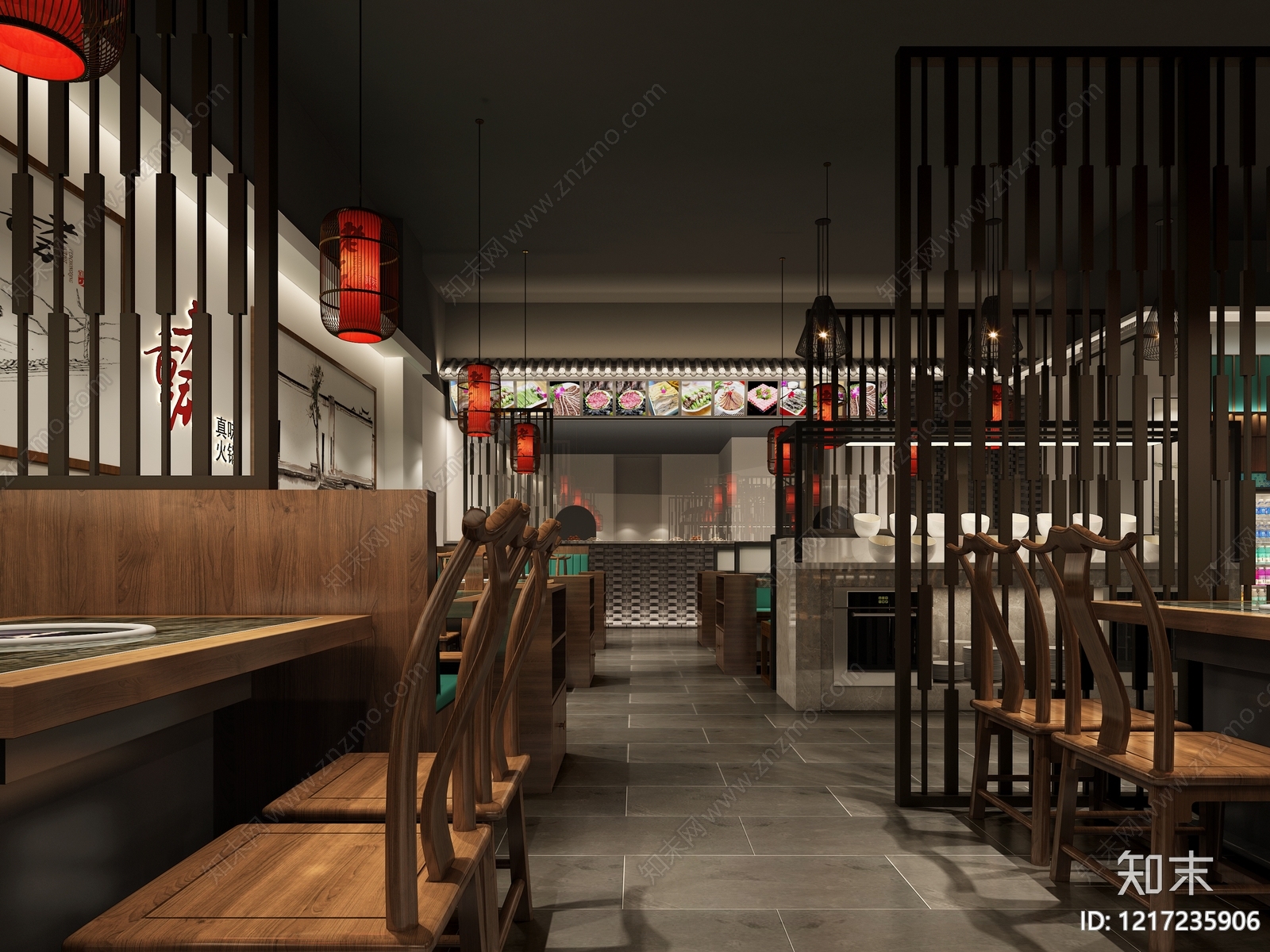 火锅店cad施工图下载【ID:1217235906】
