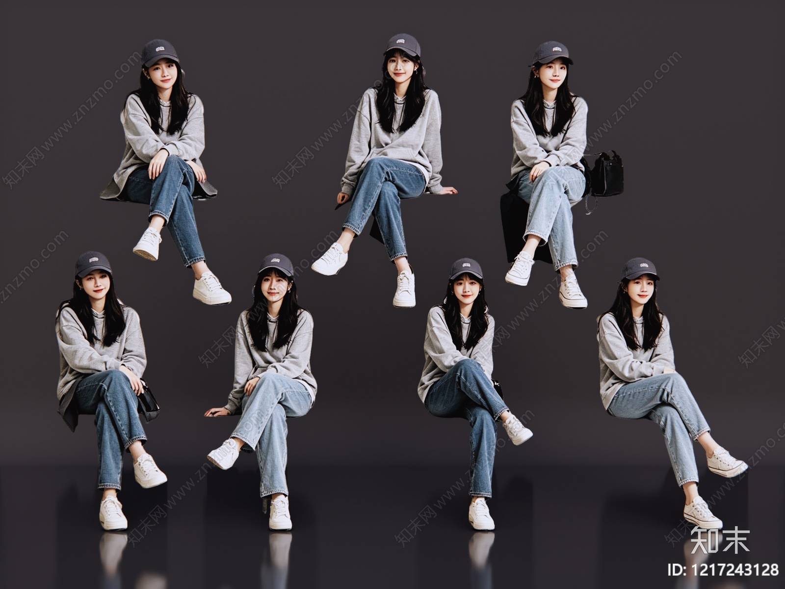 极简多人SU模型下载【ID:1217243128】