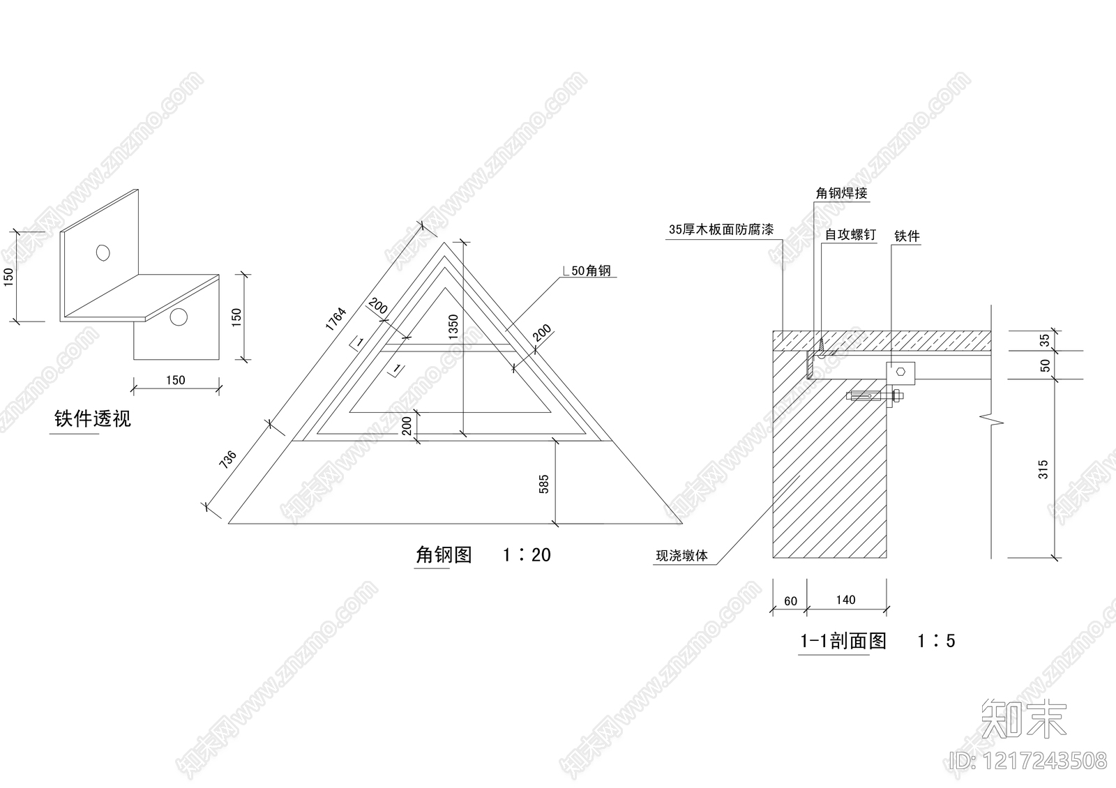 座凳图库cad施工图下载【ID:1217243508】