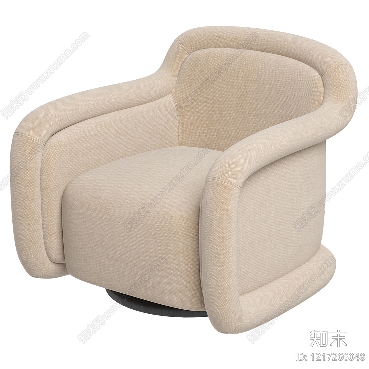 现代单人沙发SU模型下载【ID:1217266048】