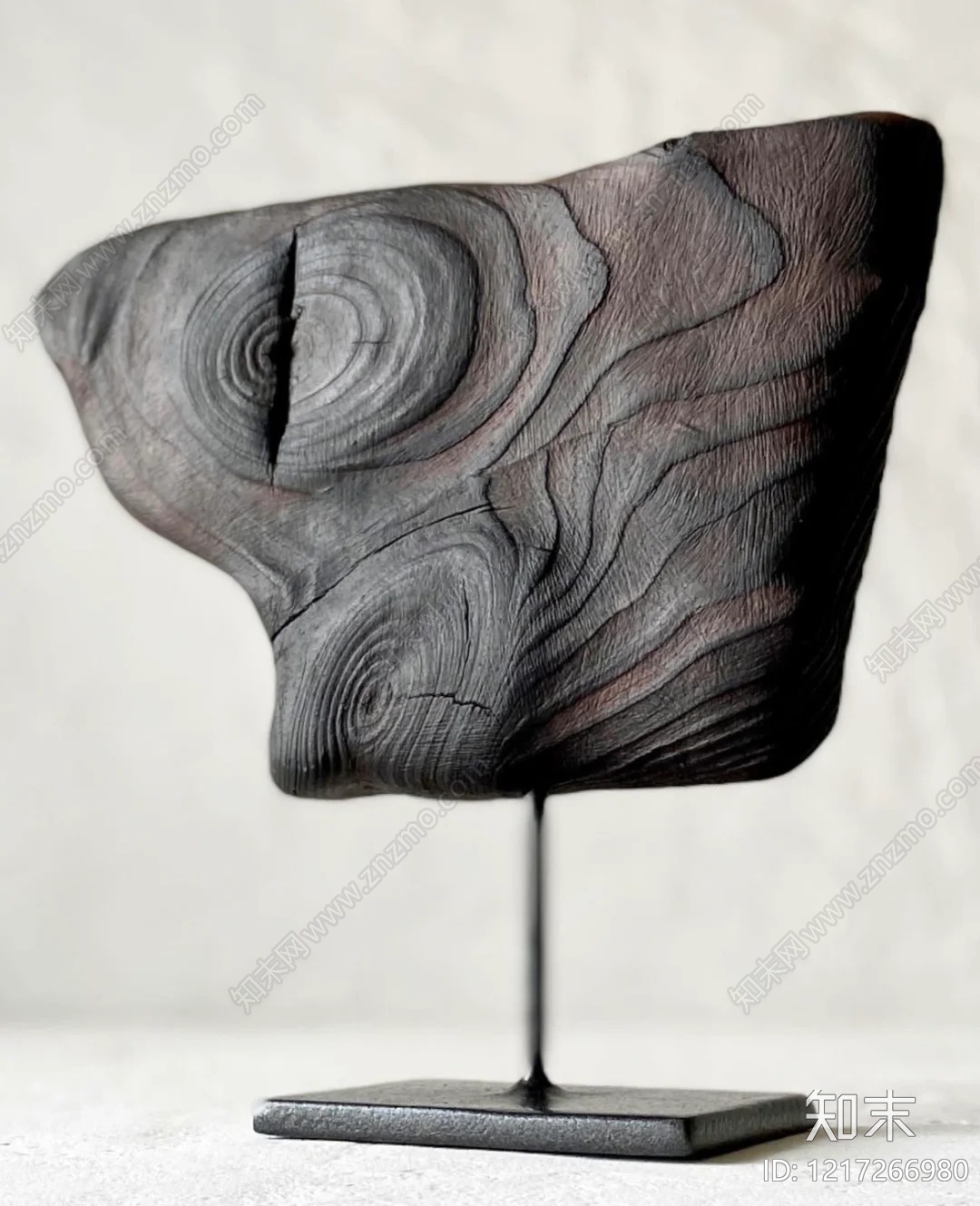 侘寂雕塑摆件3D模型下载【ID:1217266980】