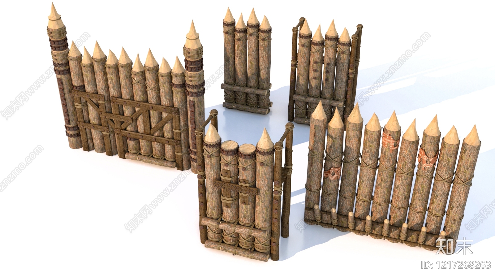 部落风门组合3D模型下载【ID:1217268263】