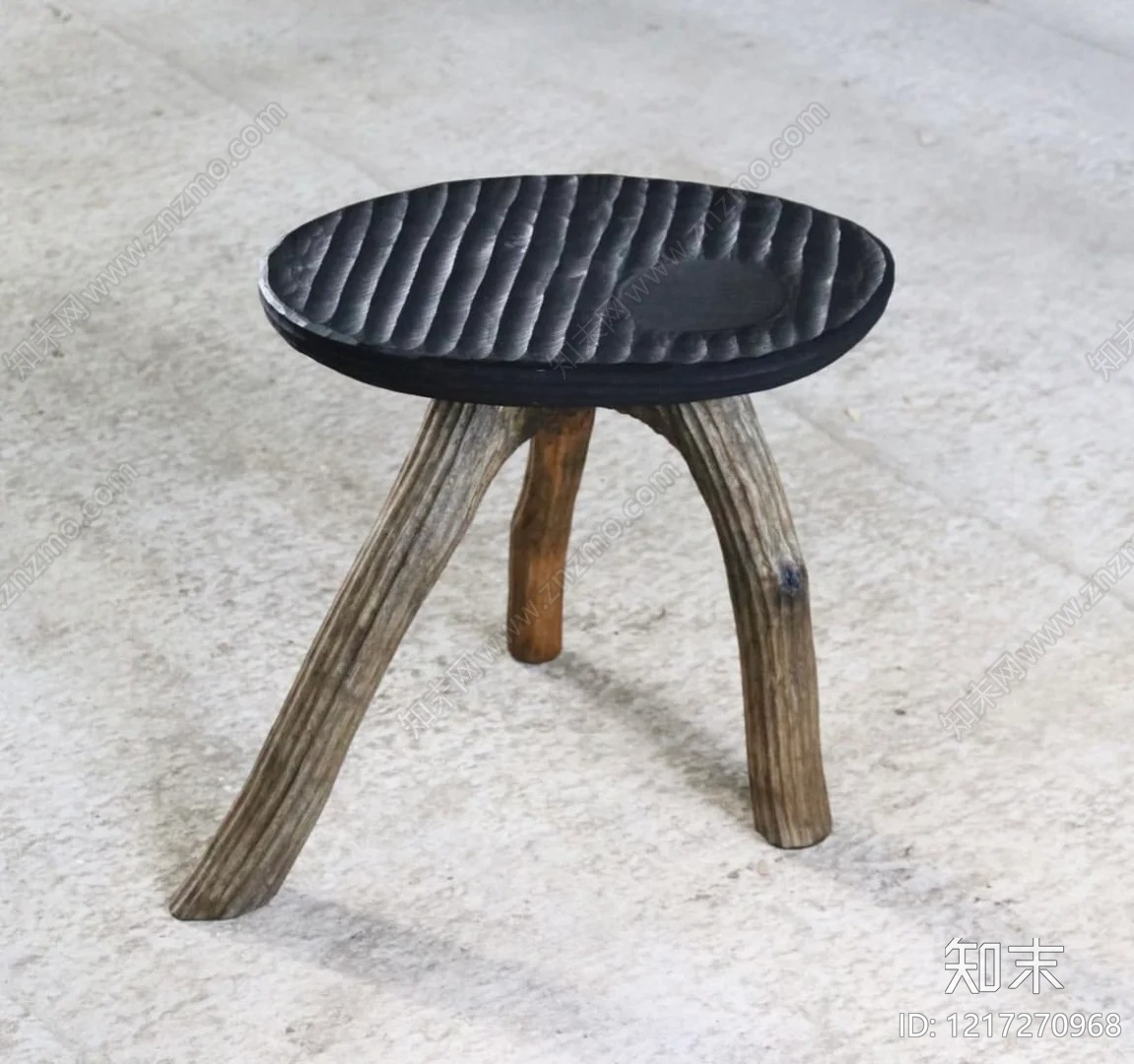 侘寂茶几3D模型下载【ID:1217270968】