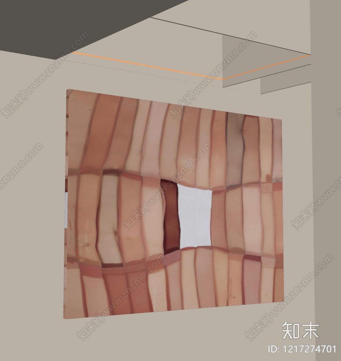 侘寂风抽象画SU模型下载【ID:1217274701】