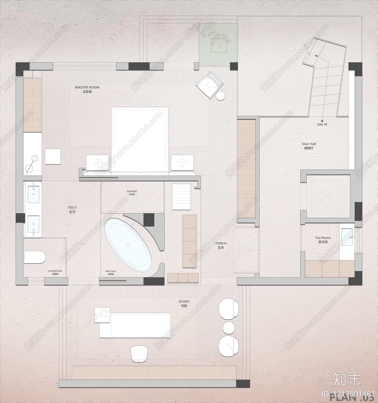 别墅cad施工图下载【ID:1217601461】