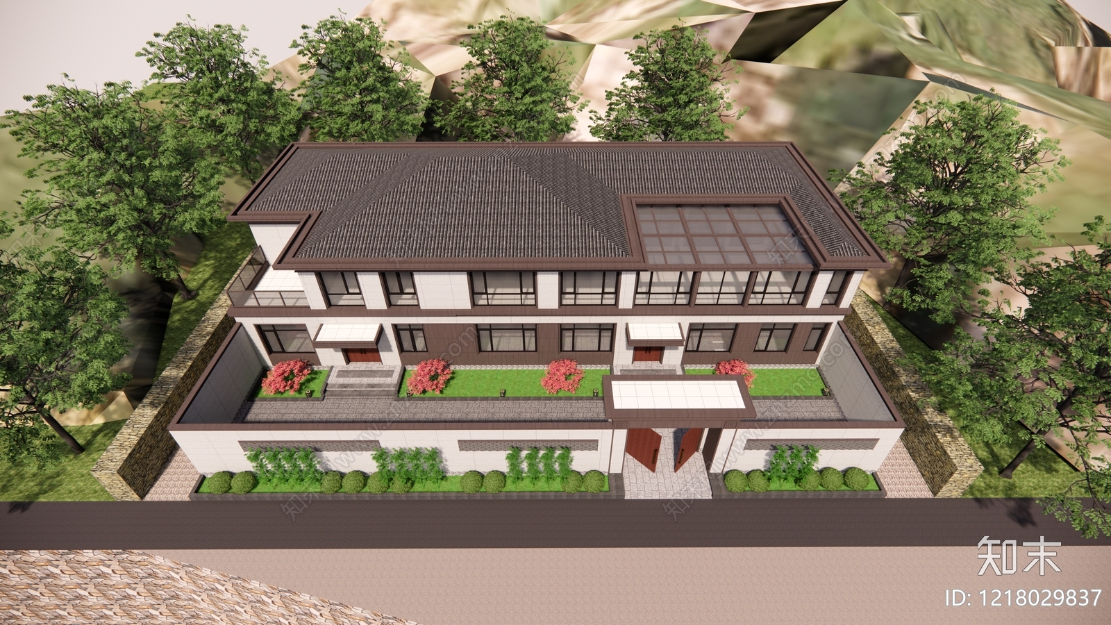 别墅建筑cad施工图下载【ID:1218029837】