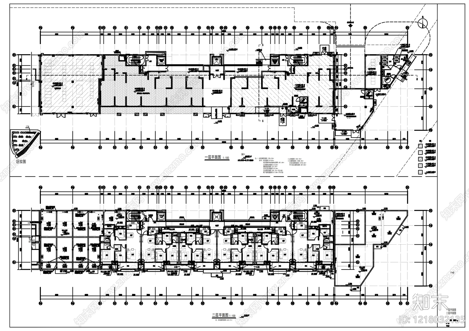 住宅楼建筑cad施工图下载【ID:1218032135】