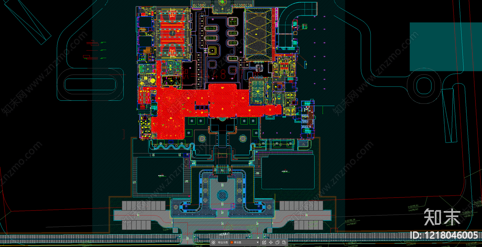 示范区景观cad施工图下载【ID:1218046005】