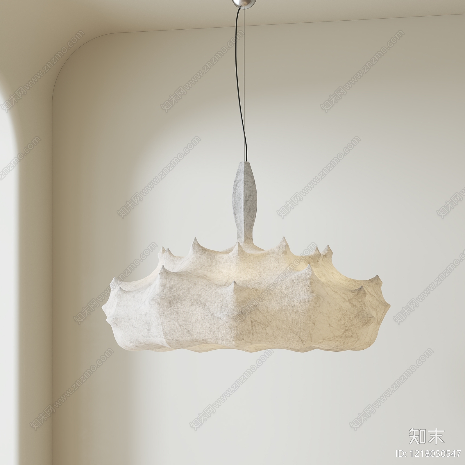 侘寂风吊灯3D模型下载【ID:1218050547】