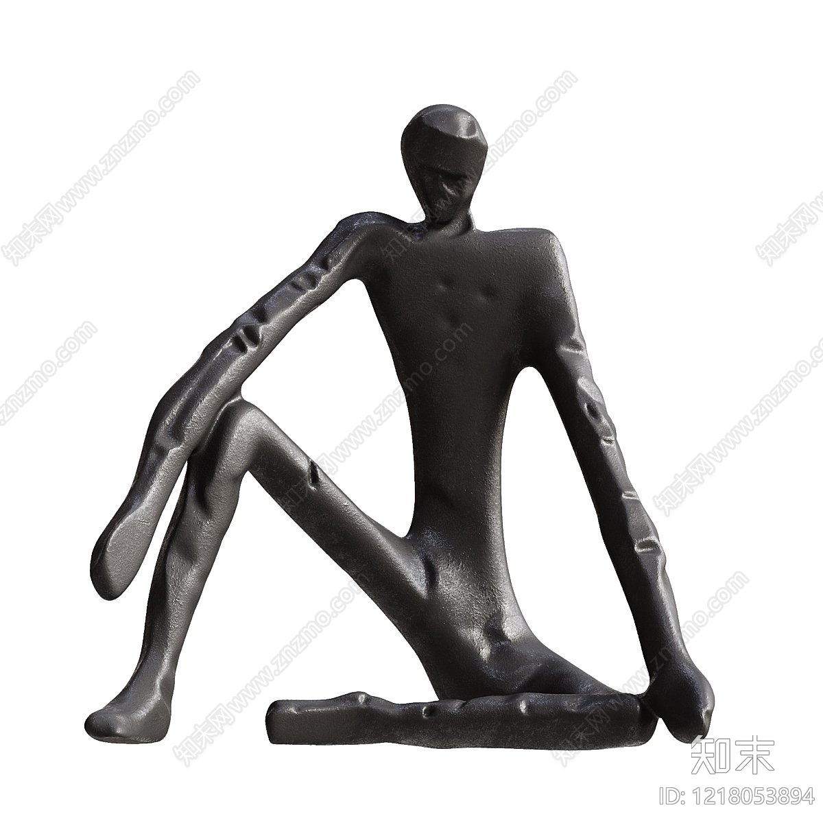 极简雕塑摆件3D模型下载【ID:1218053894】