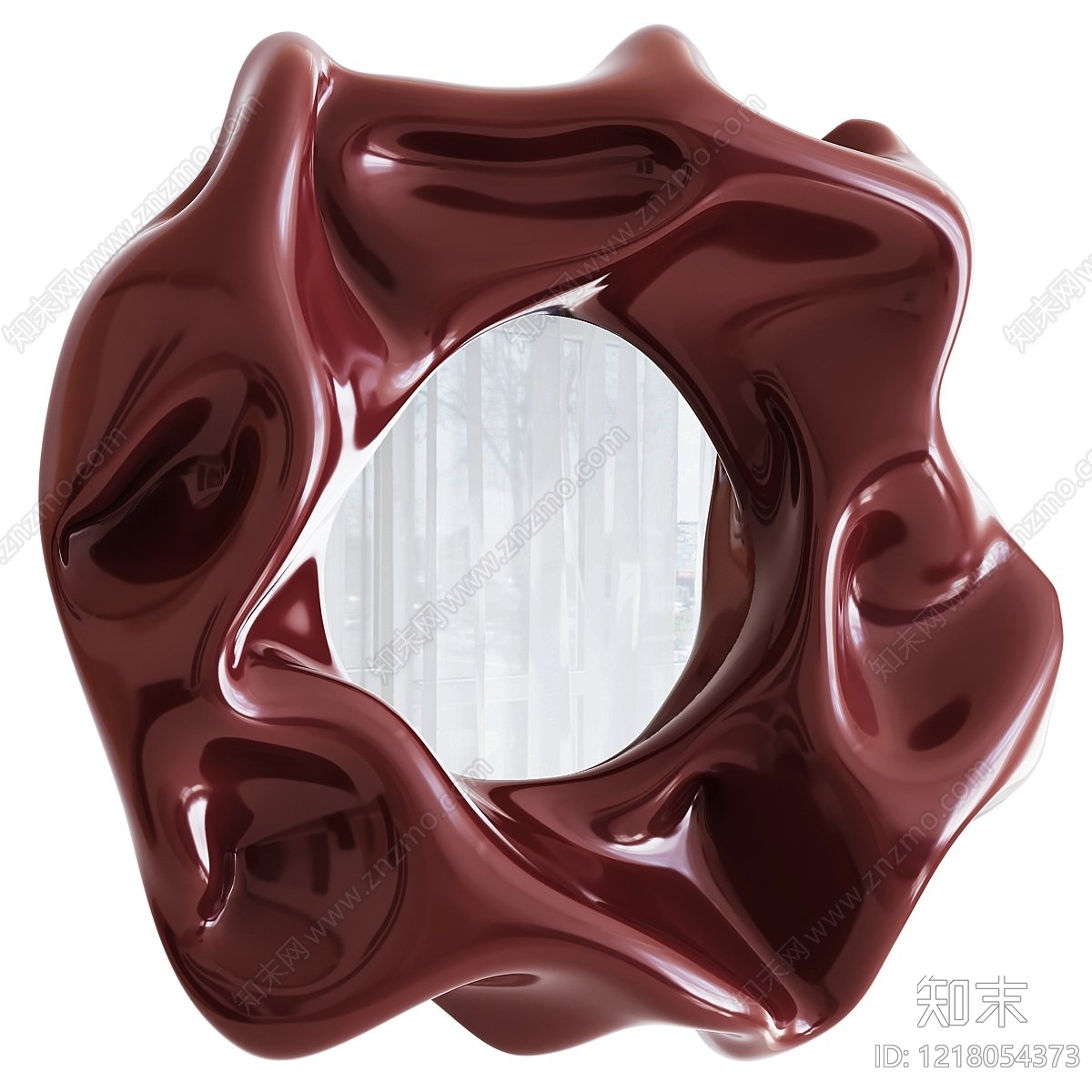 流体艺术镜子3D模型下载【ID:1218054373】