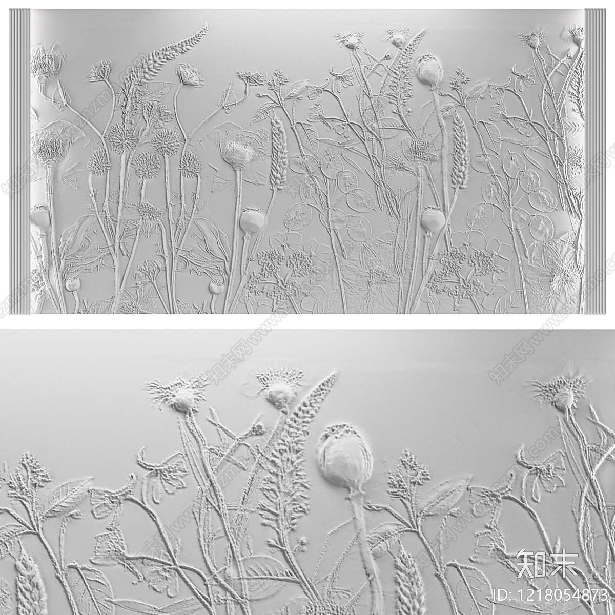 极简雕花3D模型下载【ID:1218054873】
