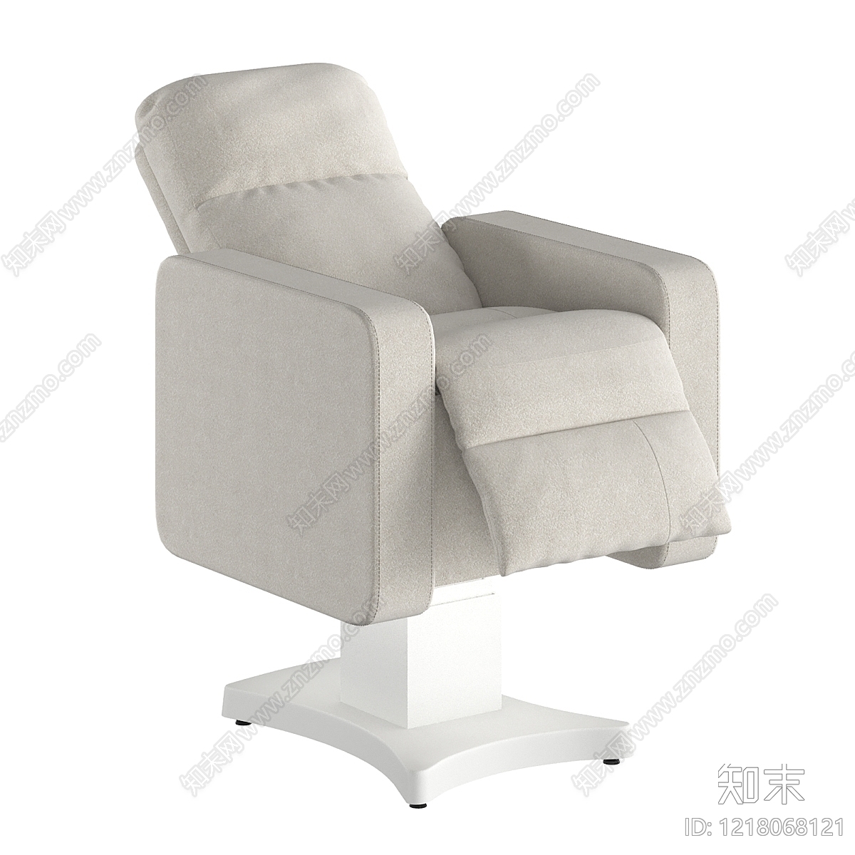 现代简约单人沙发3D模型下载【ID:1218068121】
