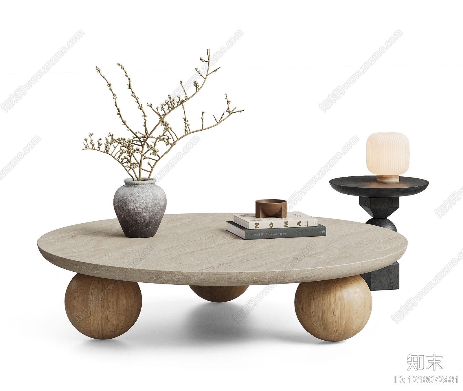 现代简约茶几3D模型下载【ID:1218072481】