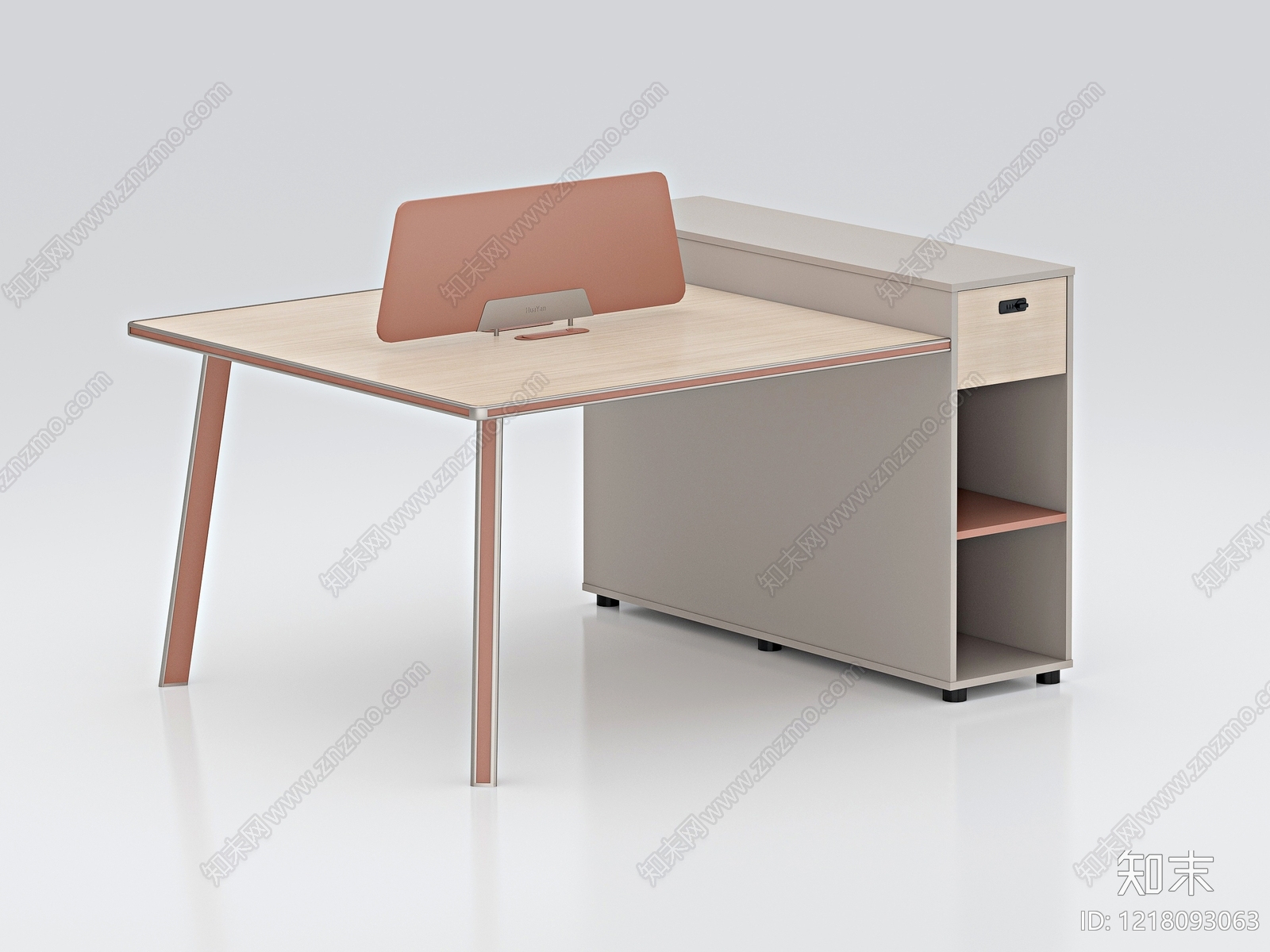 现代简约办公桌3D模型下载【ID:1218093063】