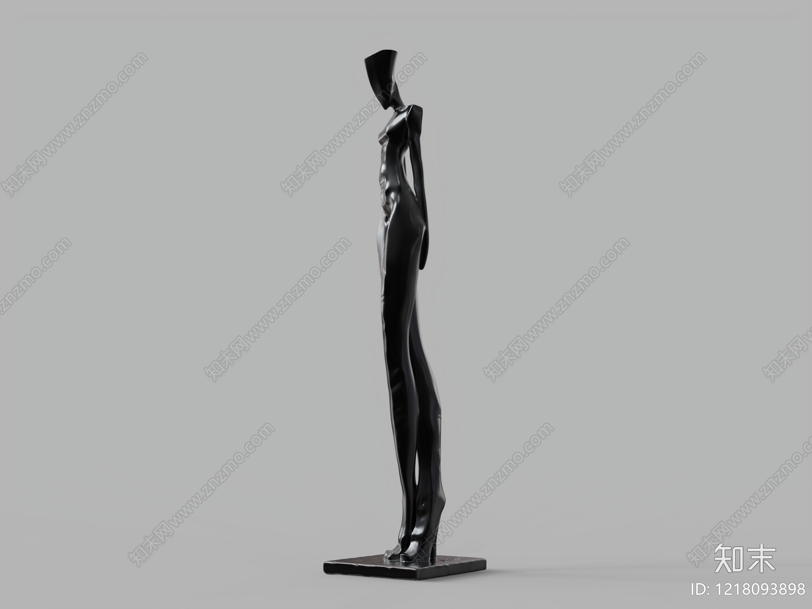 极简主义雕塑雕塑摆件3D模型下载【ID:1218093898】