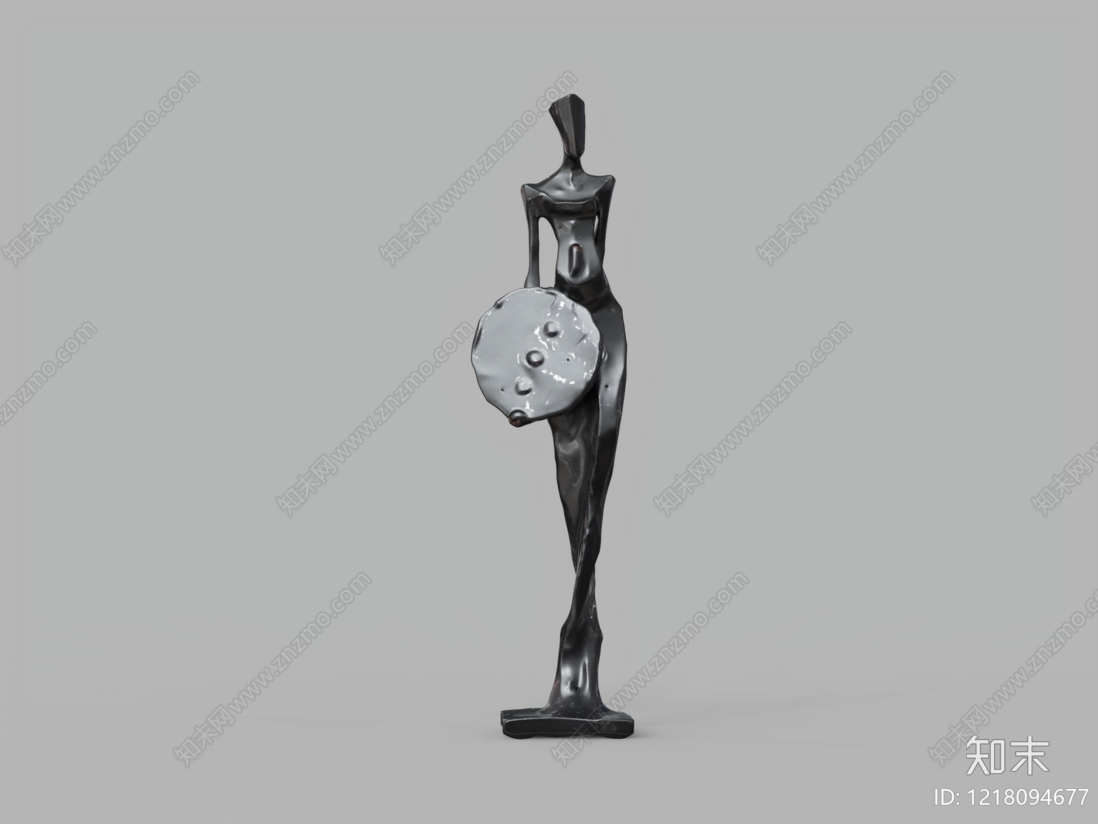 极简主义雕塑雕塑摆件3D模型下载【ID:1218094677】