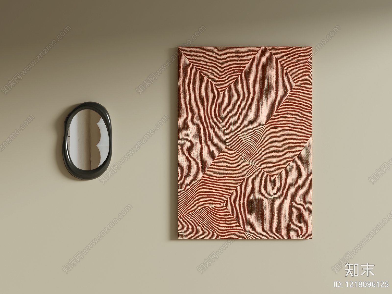 极简儿童挂画SU模型下载【ID:1218096125】