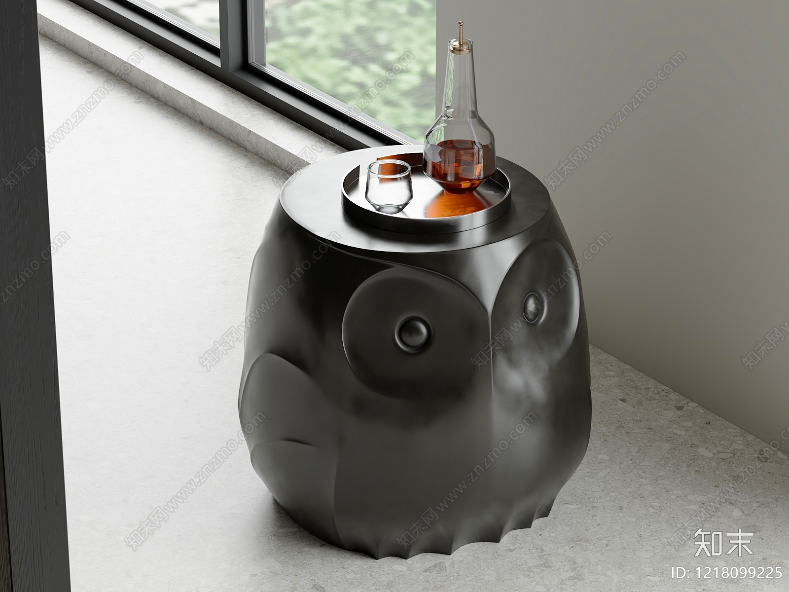 现代简约边几3D模型下载【ID:1218099225】