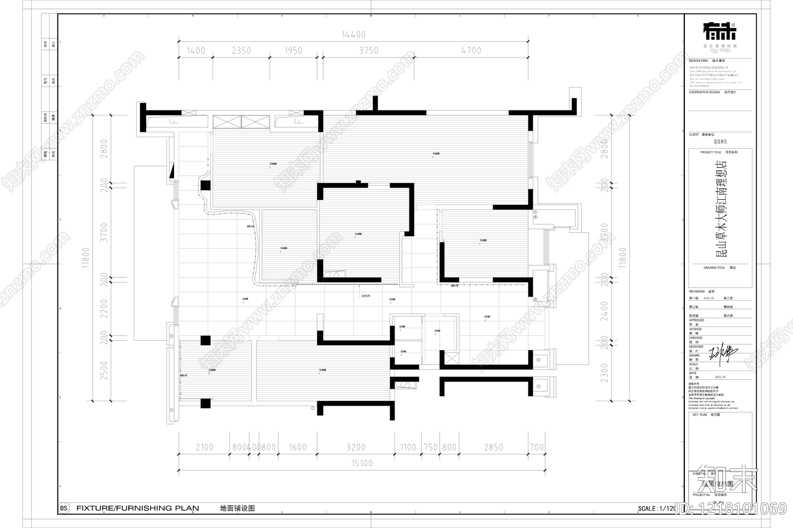 会所cad施工图下载【ID:1218101069】