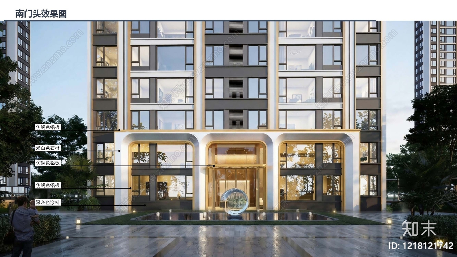 住宅楼建筑cad施工图下载【ID:1218121742】