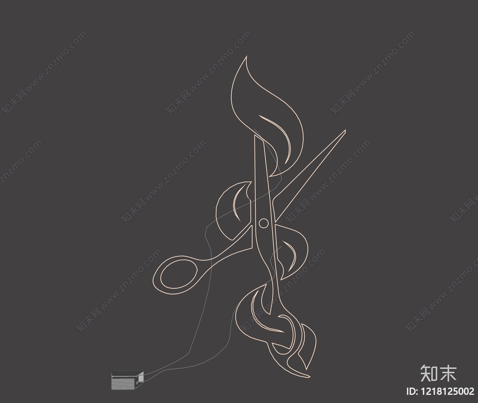 霓虹极简风霓虹灯SU模型下载【ID:1218125002】