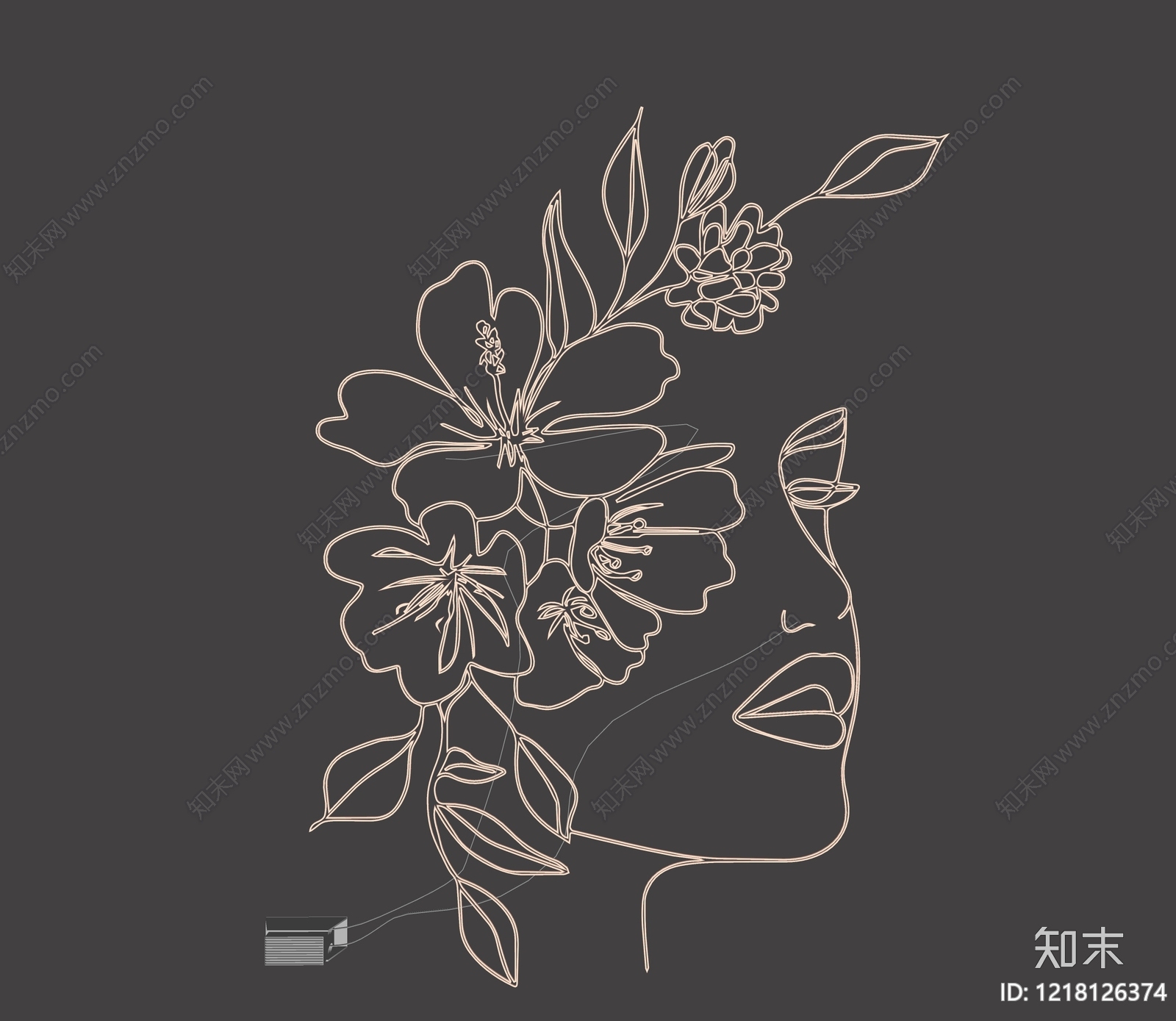 极简霓虹灯SU模型下载【ID:1218126374】