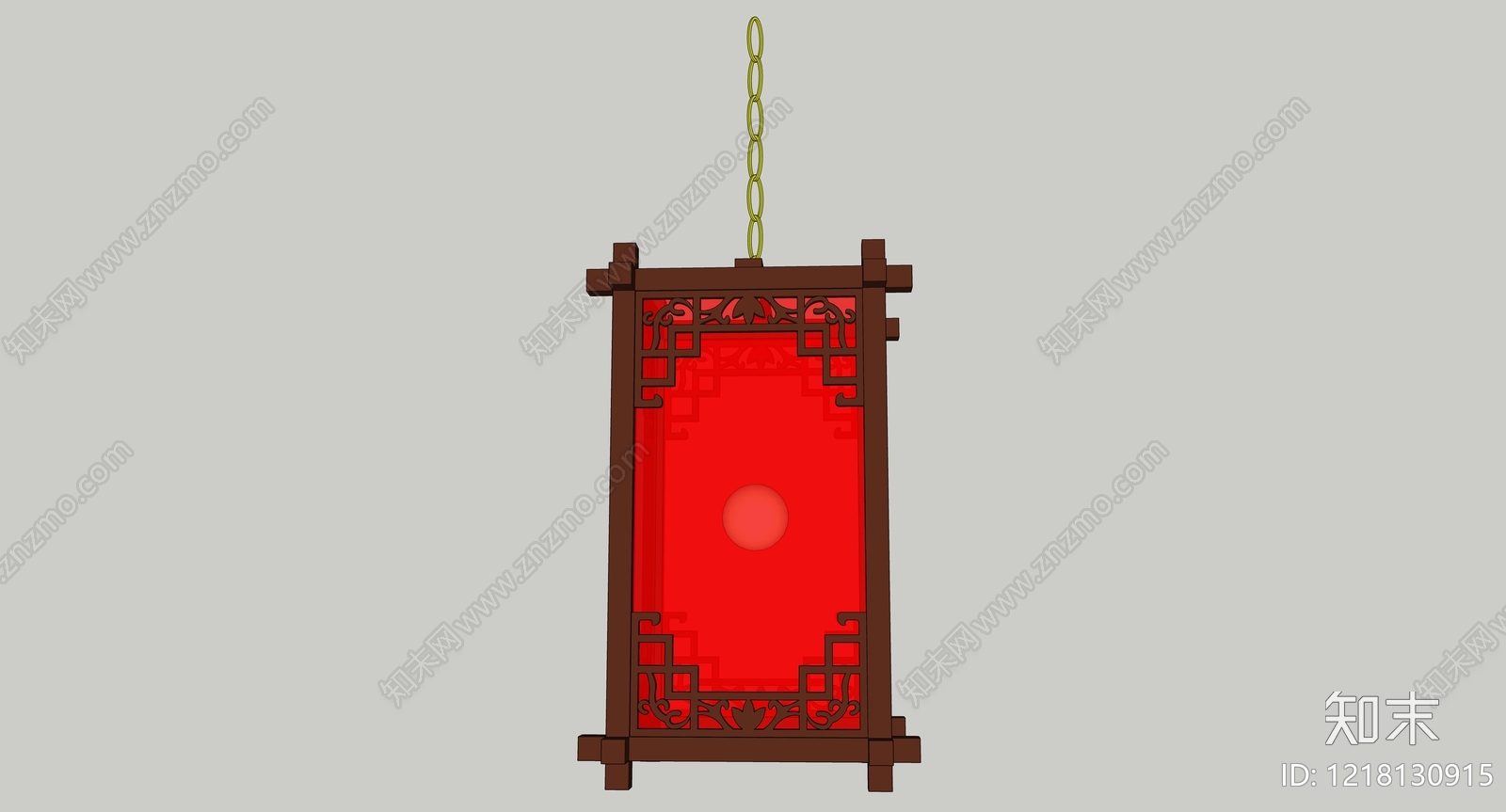 新中式灯笼SU模型下载【ID:1218130915】