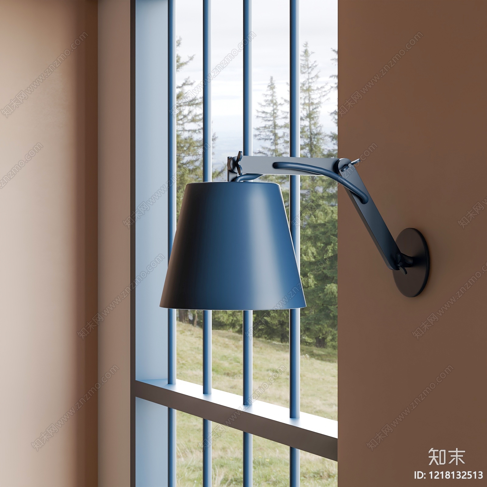 现代简约壁灯SU模型下载【ID:1218132513】
