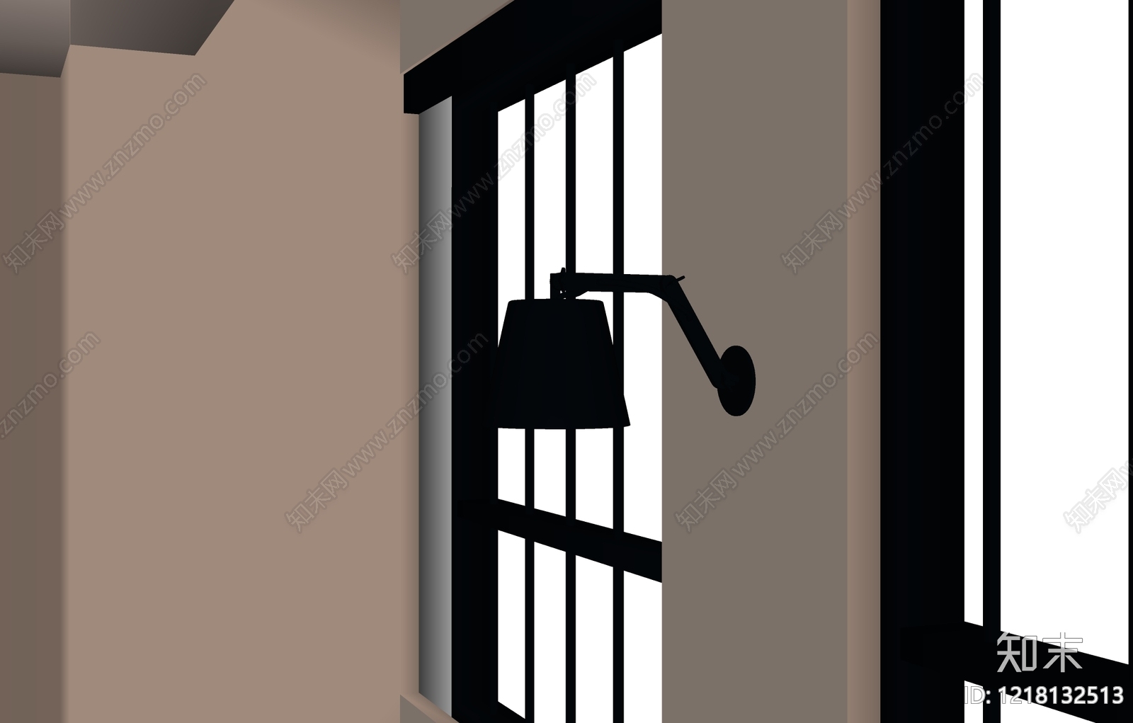 现代简约壁灯SU模型下载【ID:1218132513】