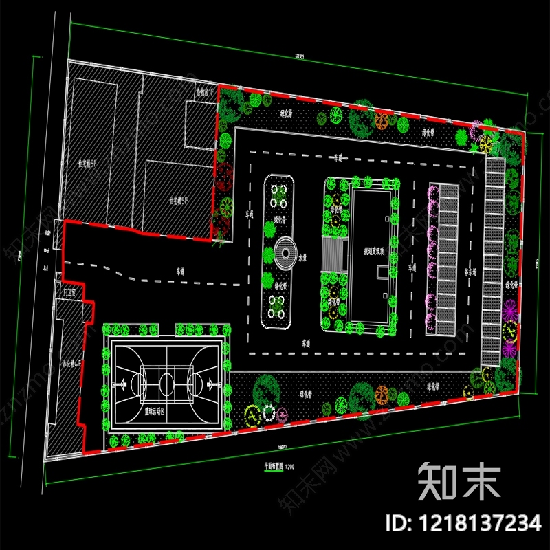 办公楼建筑cad施工图下载【ID:1218137234】
