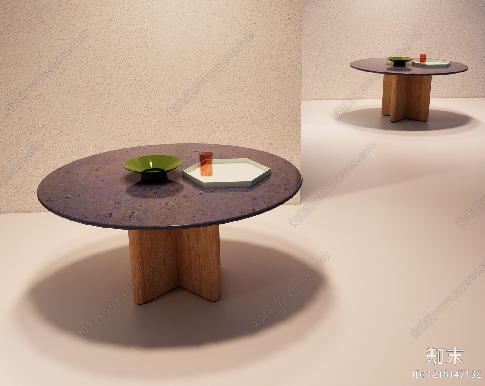 现代简约茶几3D模型下载【ID:1218147132】