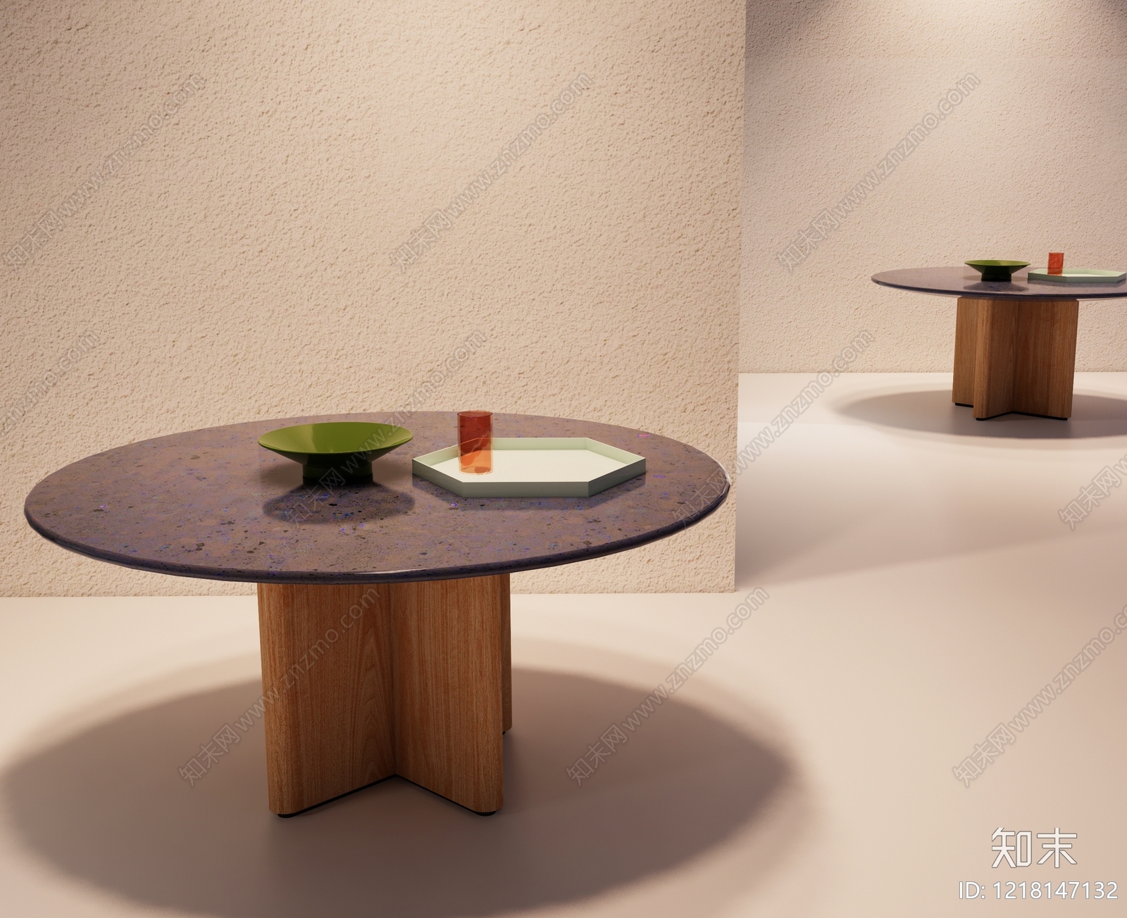 现代简约茶几3D模型下载【ID:1218147132】