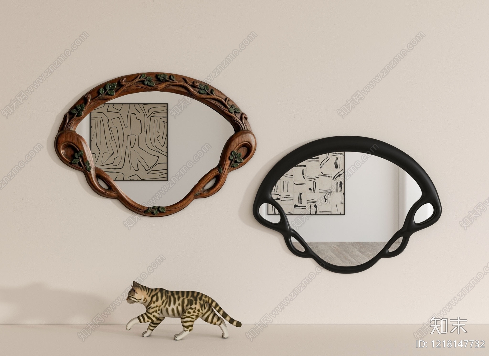 中古风镜子SU模型下载【ID:1218147732】